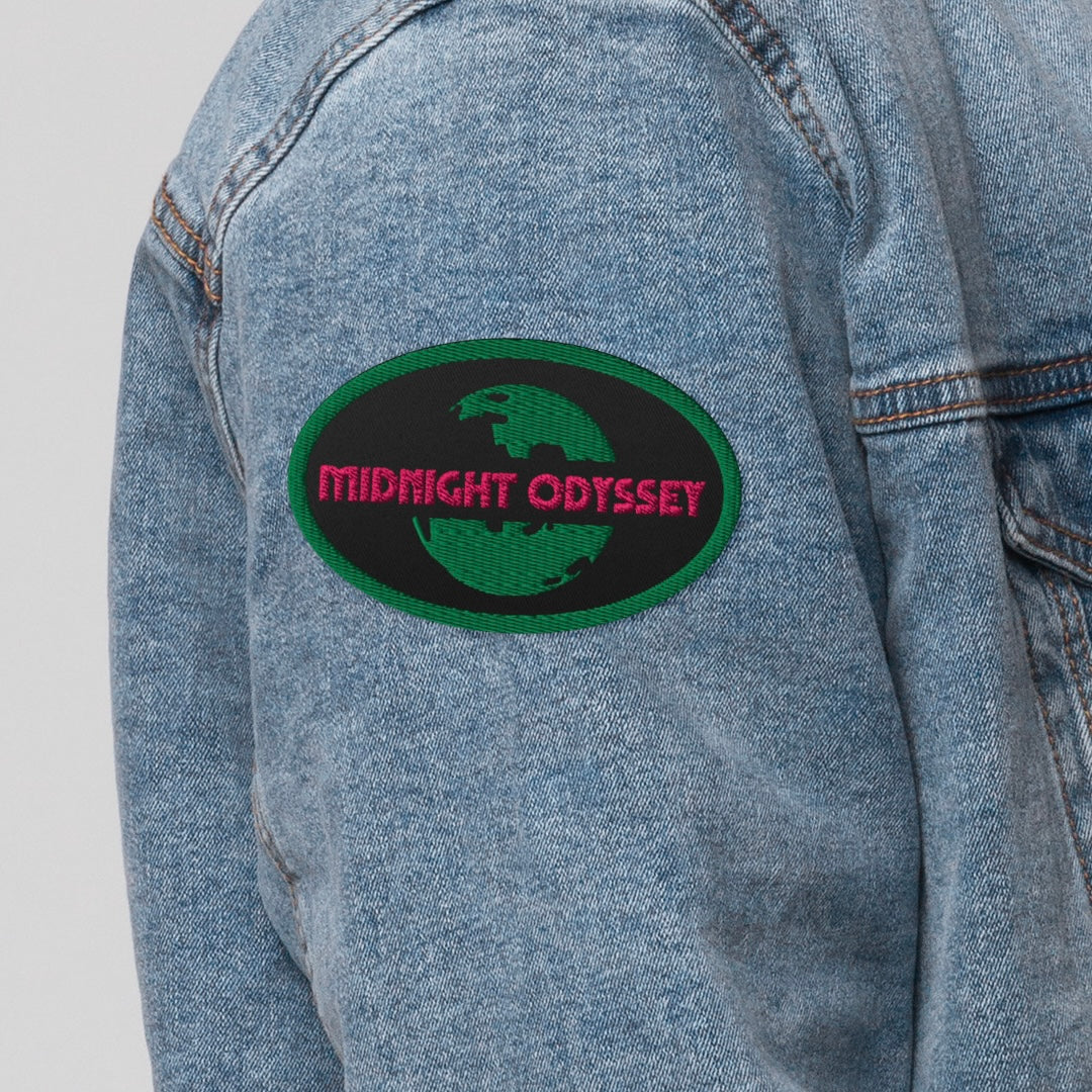 Midnight Odyssey - Space Ambient Series: Echoes of the Thalassic Deep Colour Themed Embroidered Patch