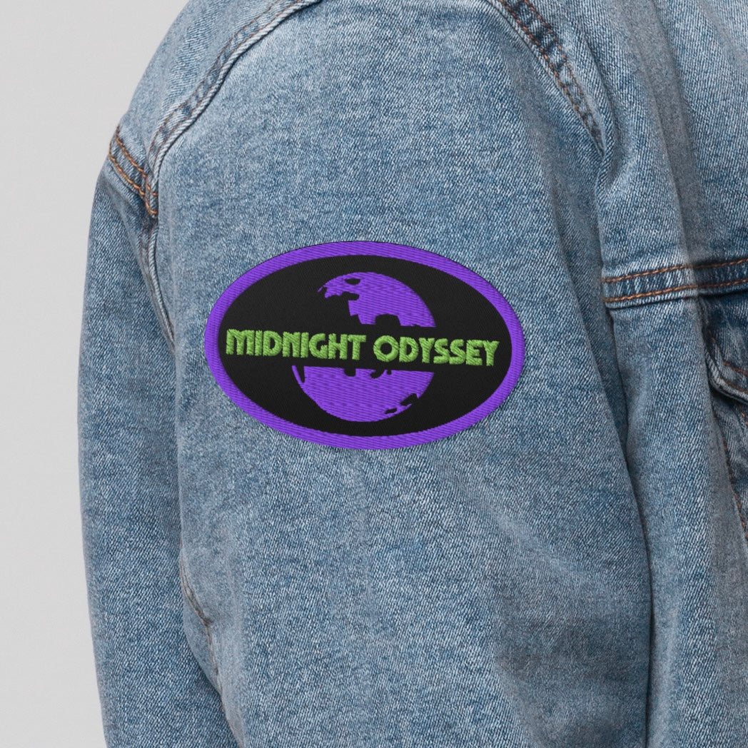 Midnight Odyssey - Space Ambient Series: Ashes from a Terrestrial Fall Colour Themed Embroidered Patch