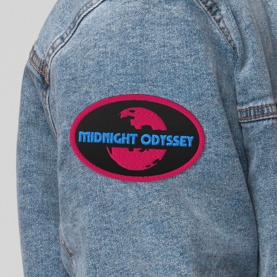 Midnight Odyssey - Space Ambient Series: Echoes of a Celestial Ruin Colour Themed Embroidered Patch