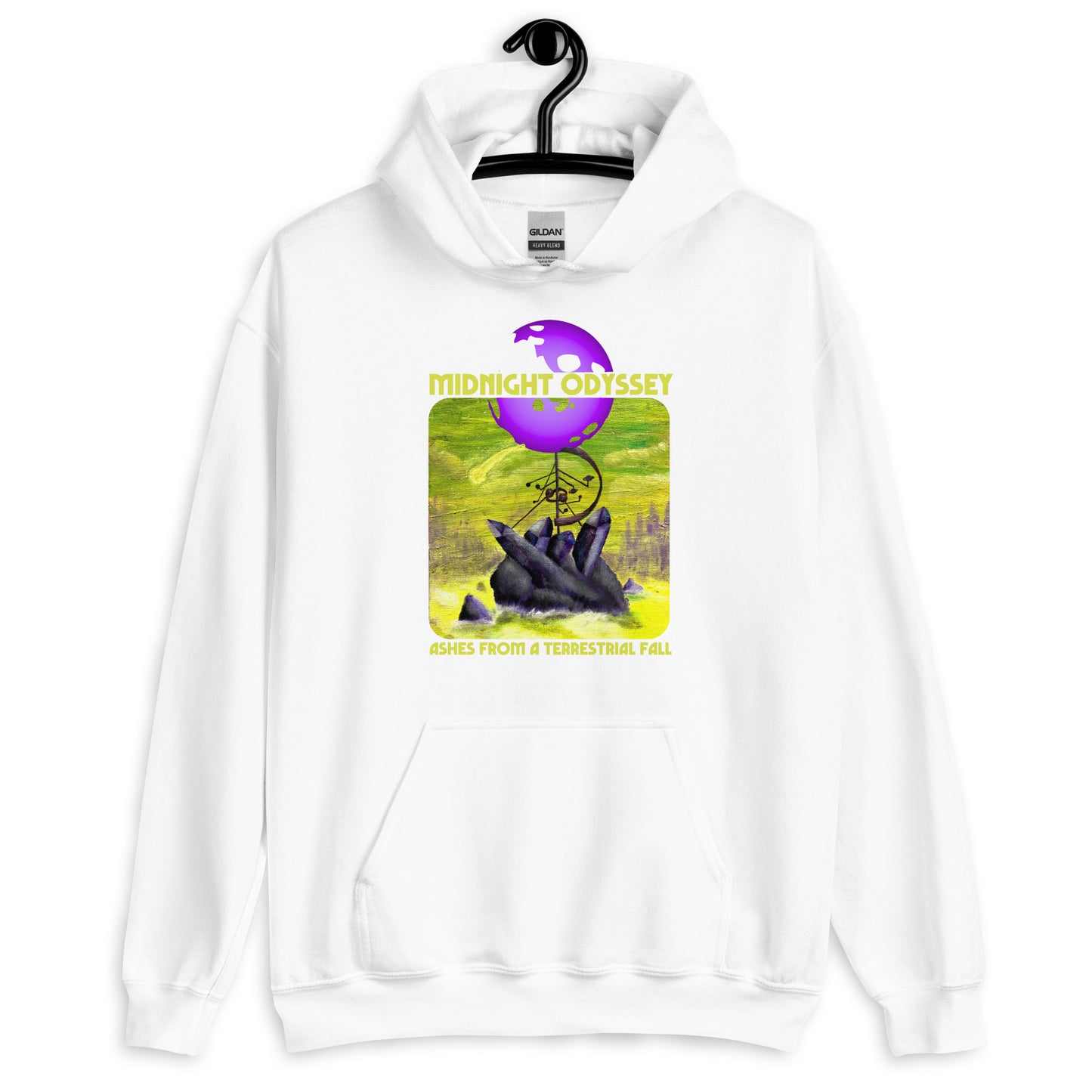 Midnight Odyssey - Space Ambient Series: Ashes from a Terrestrial Fall Hoodie