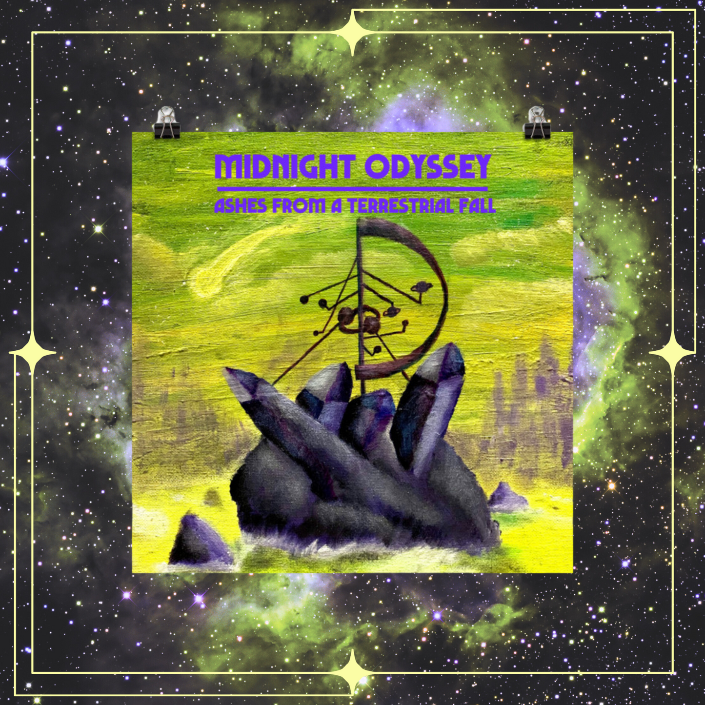 Midnight Odyssey - Space Ambient Series: Ashes from a Terrestrial Fall Poster