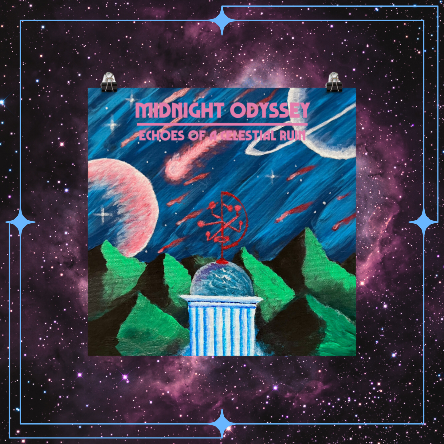 Midnight Odyssey - Space Ambient Series: Echoes of a Celestial Ruin Poster