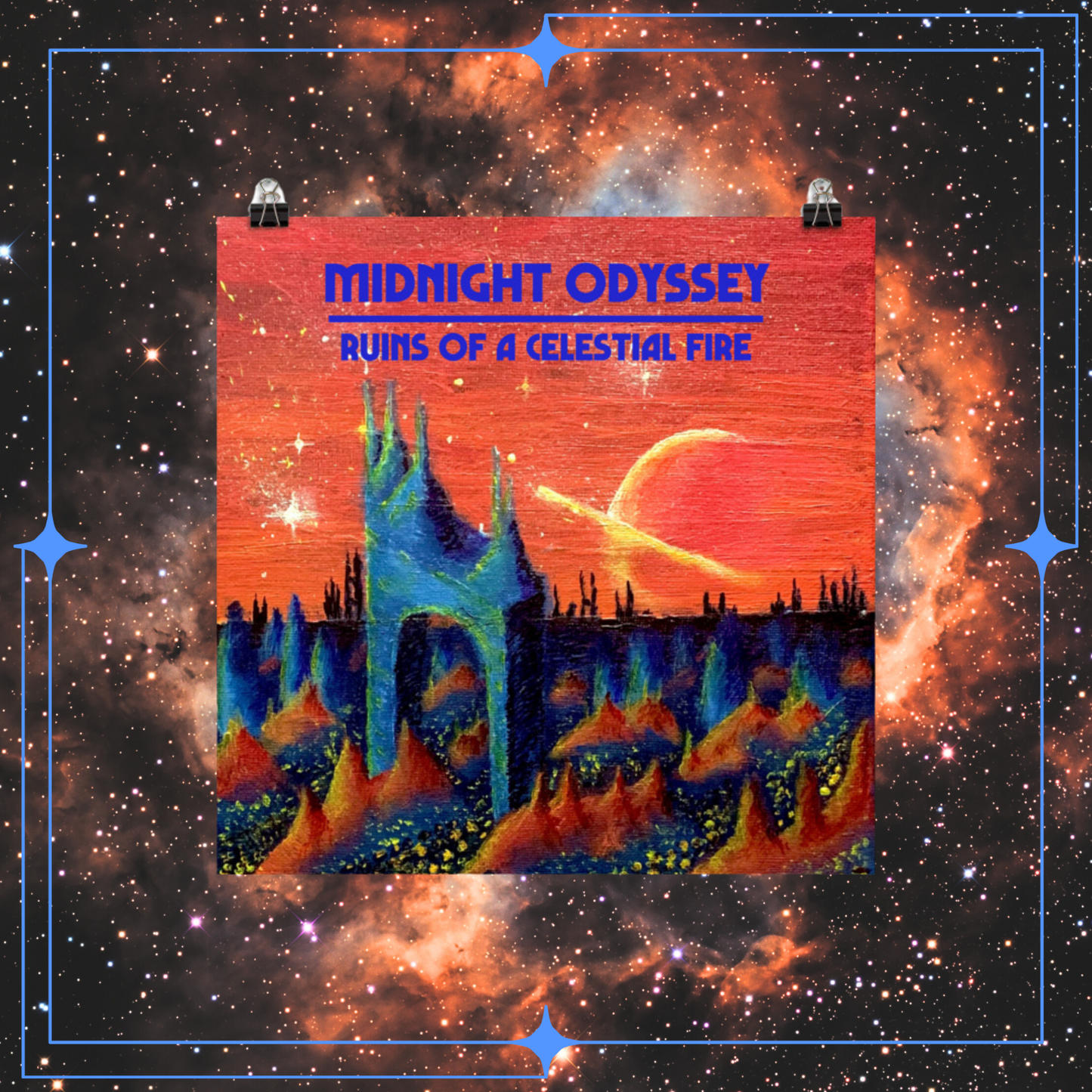 Midnight Odyssey - Space Ambient Series: Ruins of a Celestial Fire Poster