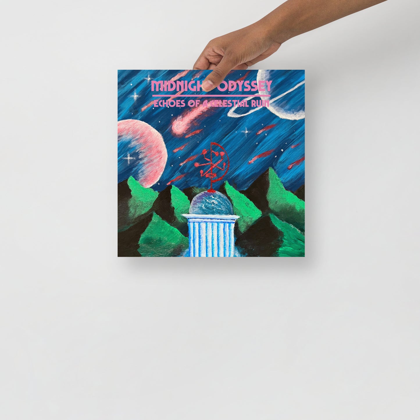 Midnight Odyssey - Space Ambient Series: Echoes of a Celestial Ruin Poster