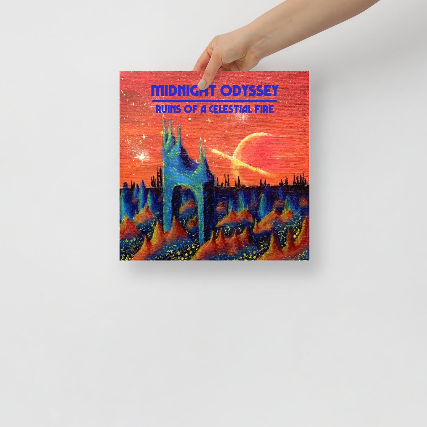Midnight Odyssey - Space Ambient Series: Ruins of a Celestial Fire Poster