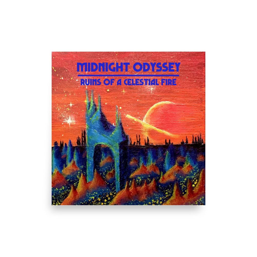Midnight Odyssey - Space Ambient Series: Ruins of a Celestial Fire Poster
