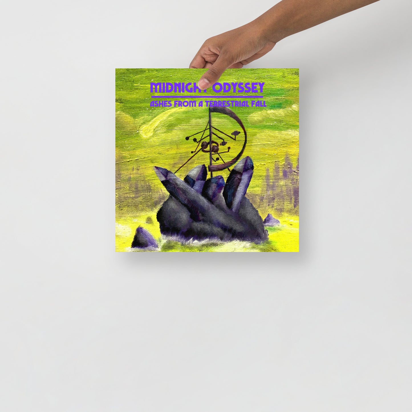 Midnight Odyssey - Space Ambient Series: Ashes from a Terrestrial Fall Poster