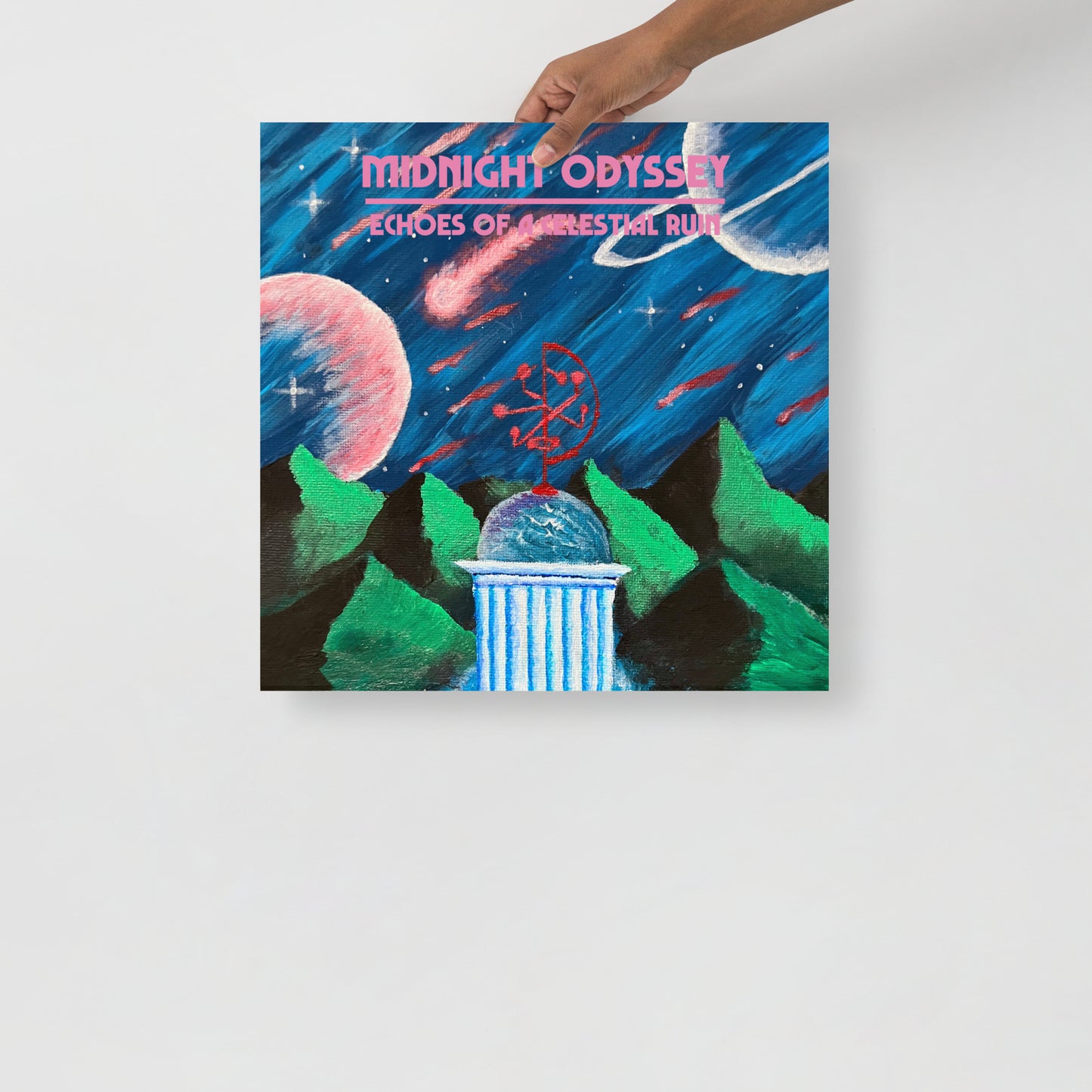 Midnight Odyssey - Space Ambient Series: Echoes of a Celestial Ruin Poster