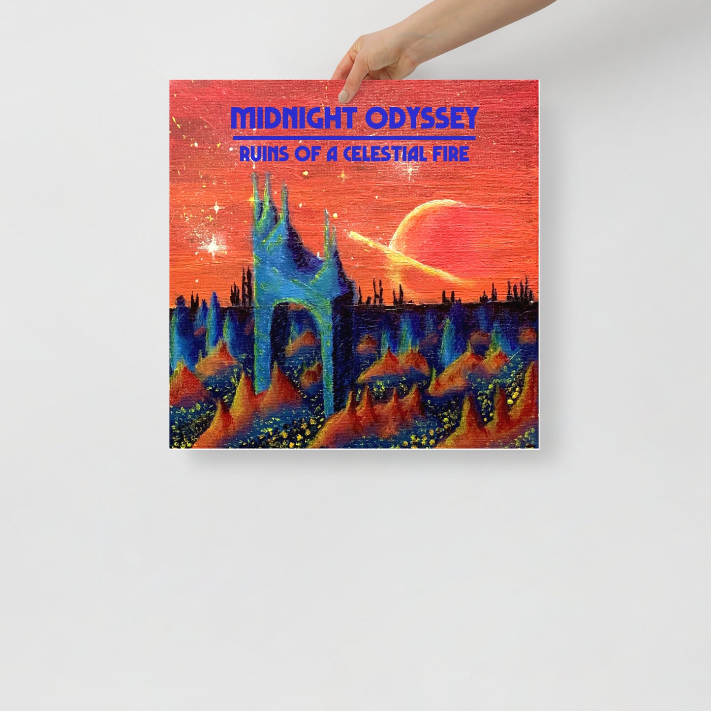 Midnight Odyssey - Space Ambient Series: Ruins of a Celestial Fire Poster