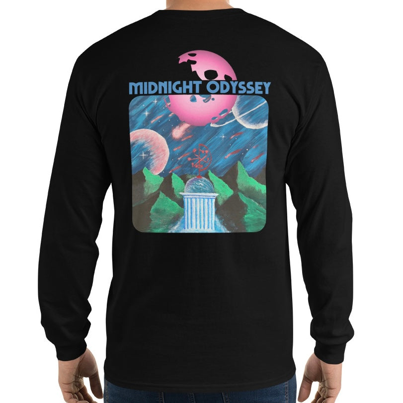 Midnight Odyssey - Space Ambient Series: Echoes of a Celestial Ruin Longsleeve Shirt