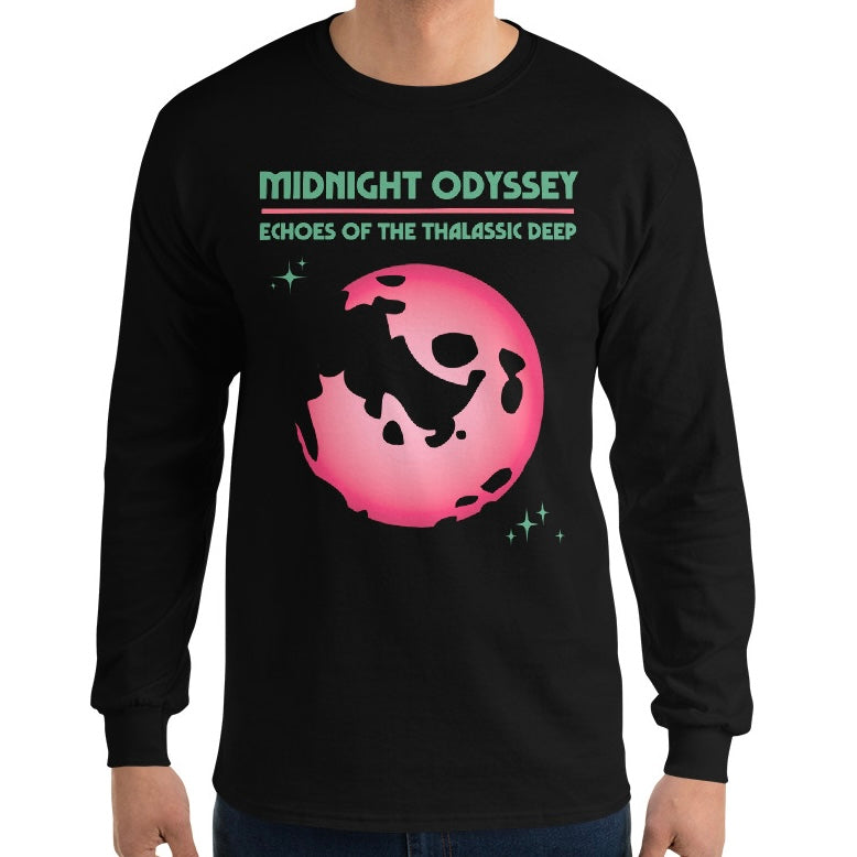 Midnight Odyssey - Space Ambient Series: Echoes of the Thalassic Deep Longsleeve Shirt