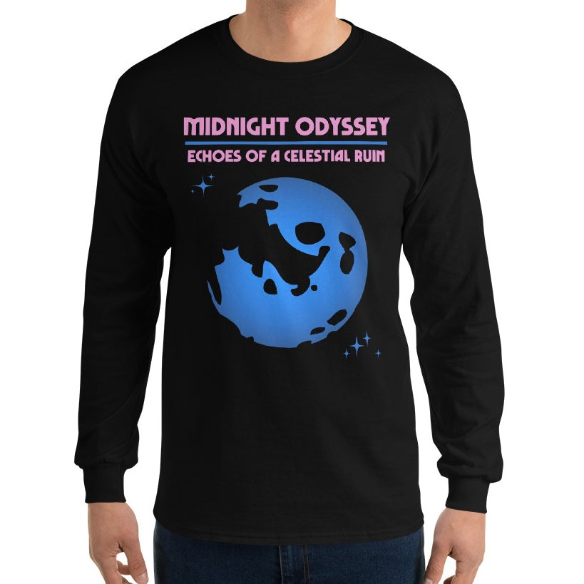Midnight Odyssey - Space Ambient Series: Echoes of a Celestial Ruin Longsleeve Shirt