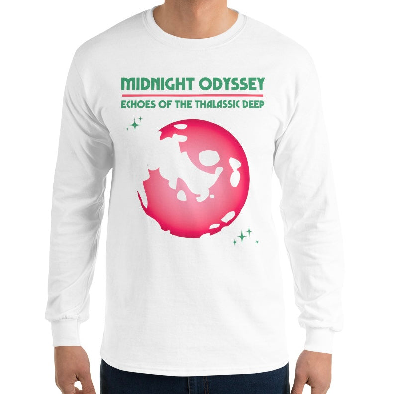 Midnight Odyssey - Space Ambient Series: Echoes of the Thalassic Deep Longsleeve Shirt