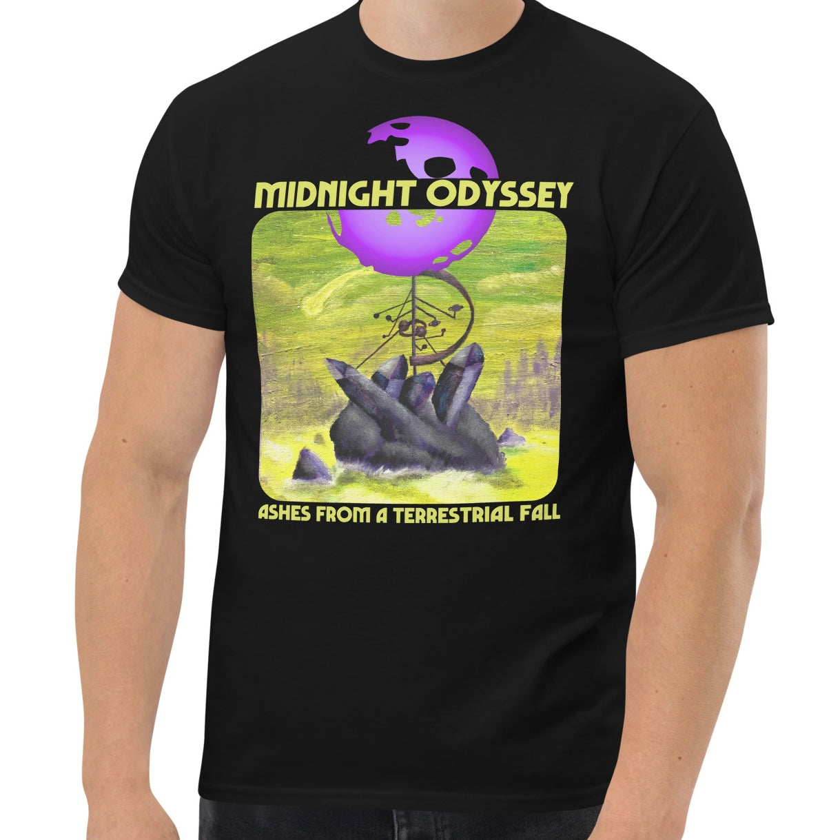 Midnight Odyssey - Space Ambient Series: Ashes from a Terrestrial Fall T-Shirt