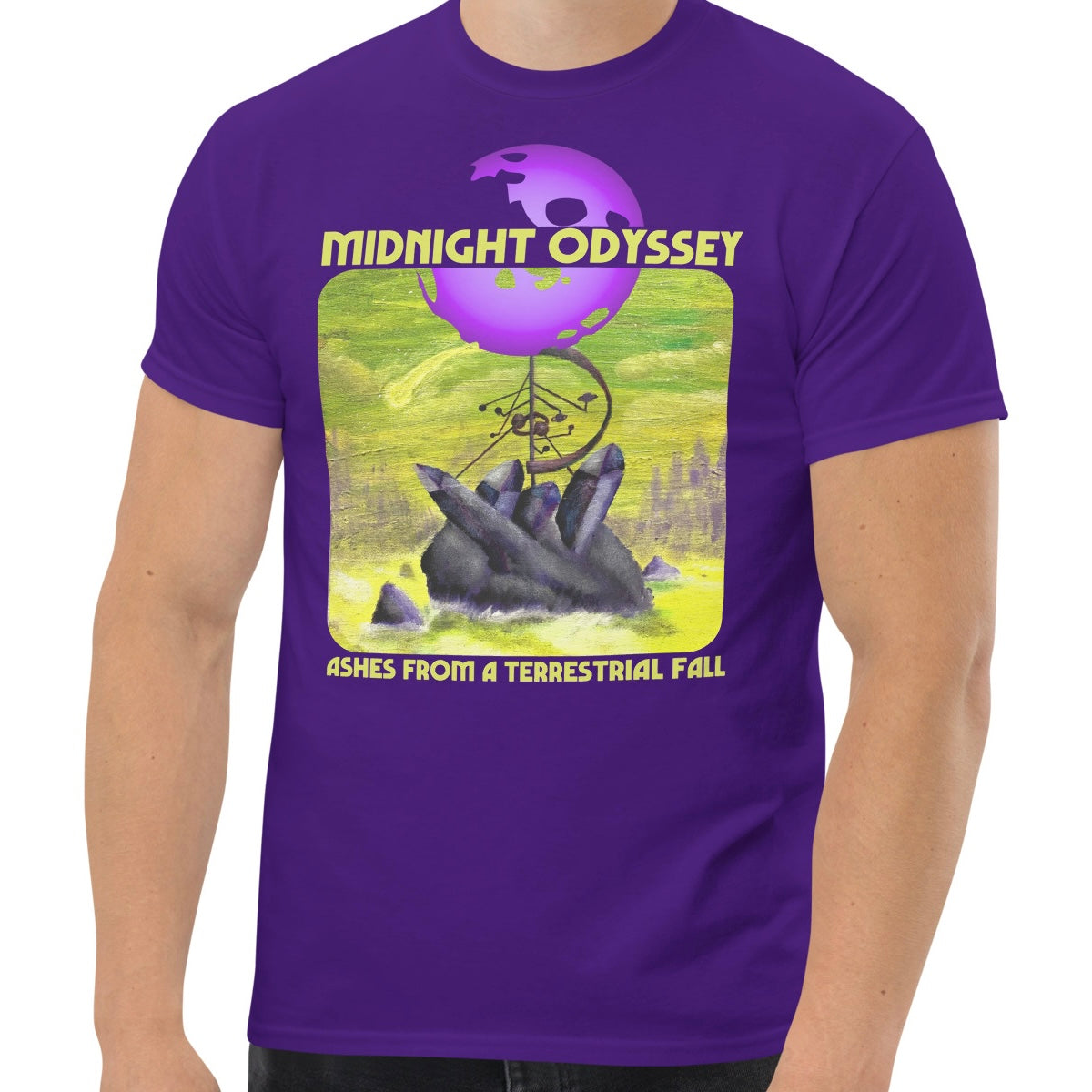 Midnight Odyssey - Space Ambient Series: Ashes from a Terrestrial Fall T-Shirt