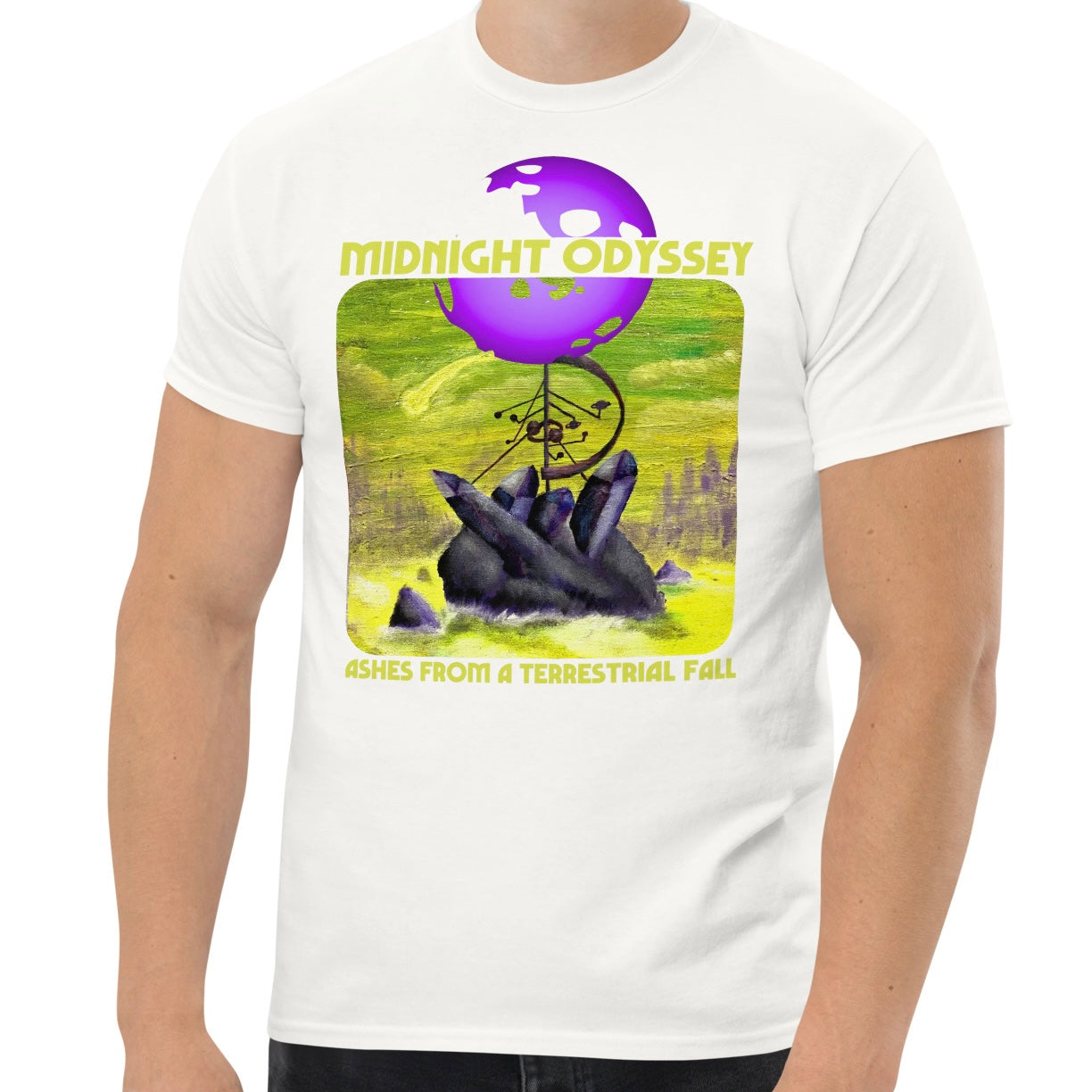 Midnight Odyssey - Space Ambient Series: Ashes from a Terrestrial Fall T-Shirt