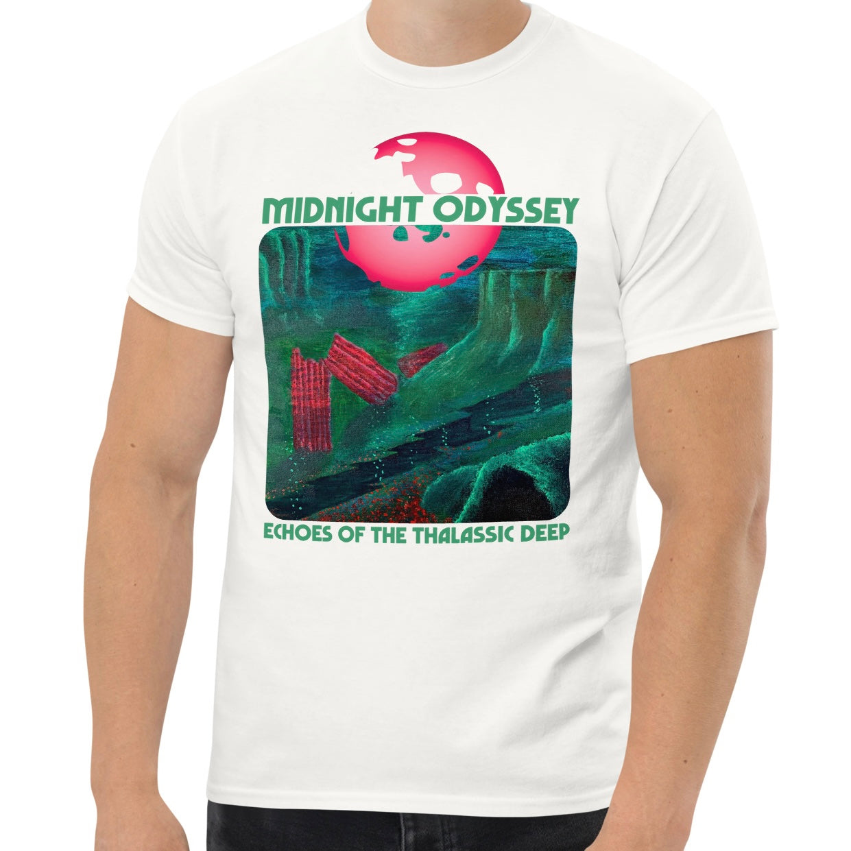 Midnight Odyssey - Space Ambient Series: Echoes of the Thalassic Deep T-Shirt