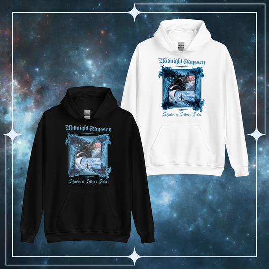 Shards of Silver Fade Hoodie