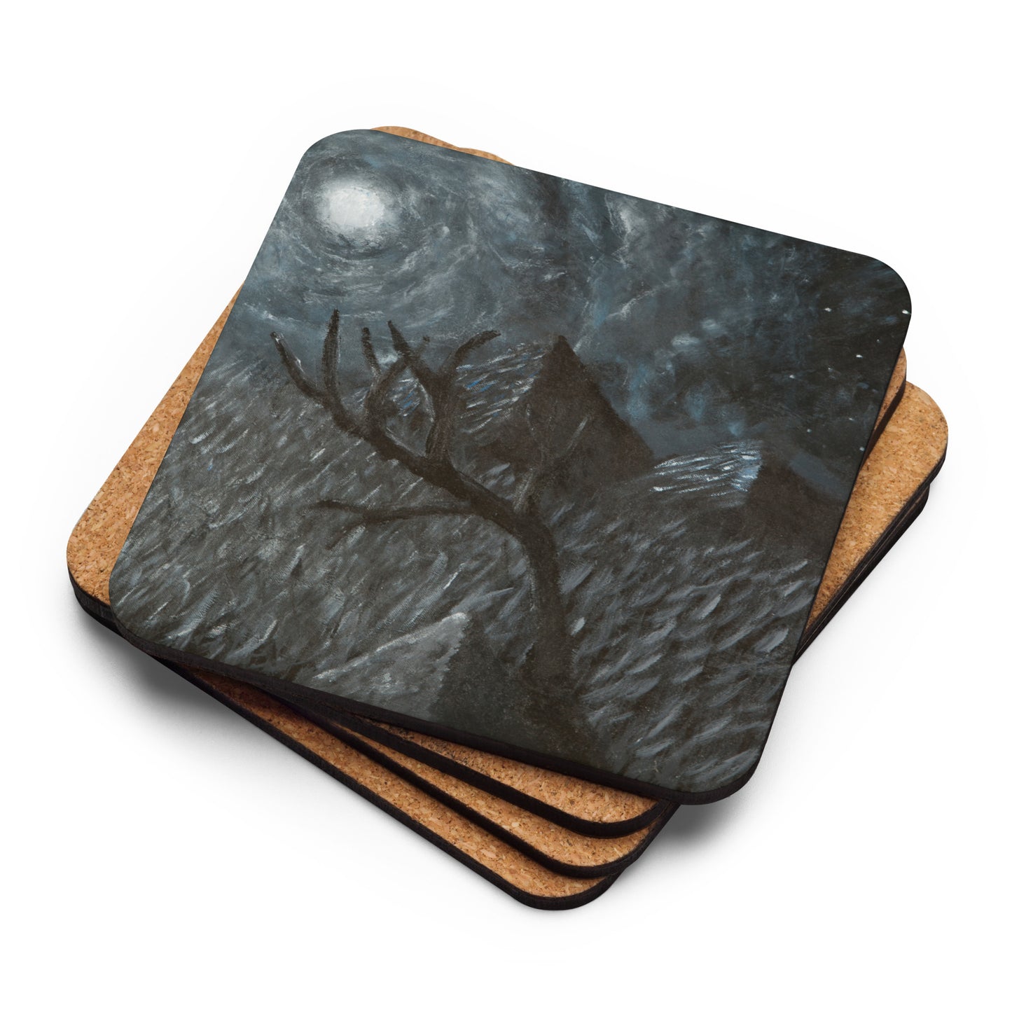 Firmament Cork-Backed Coaster
