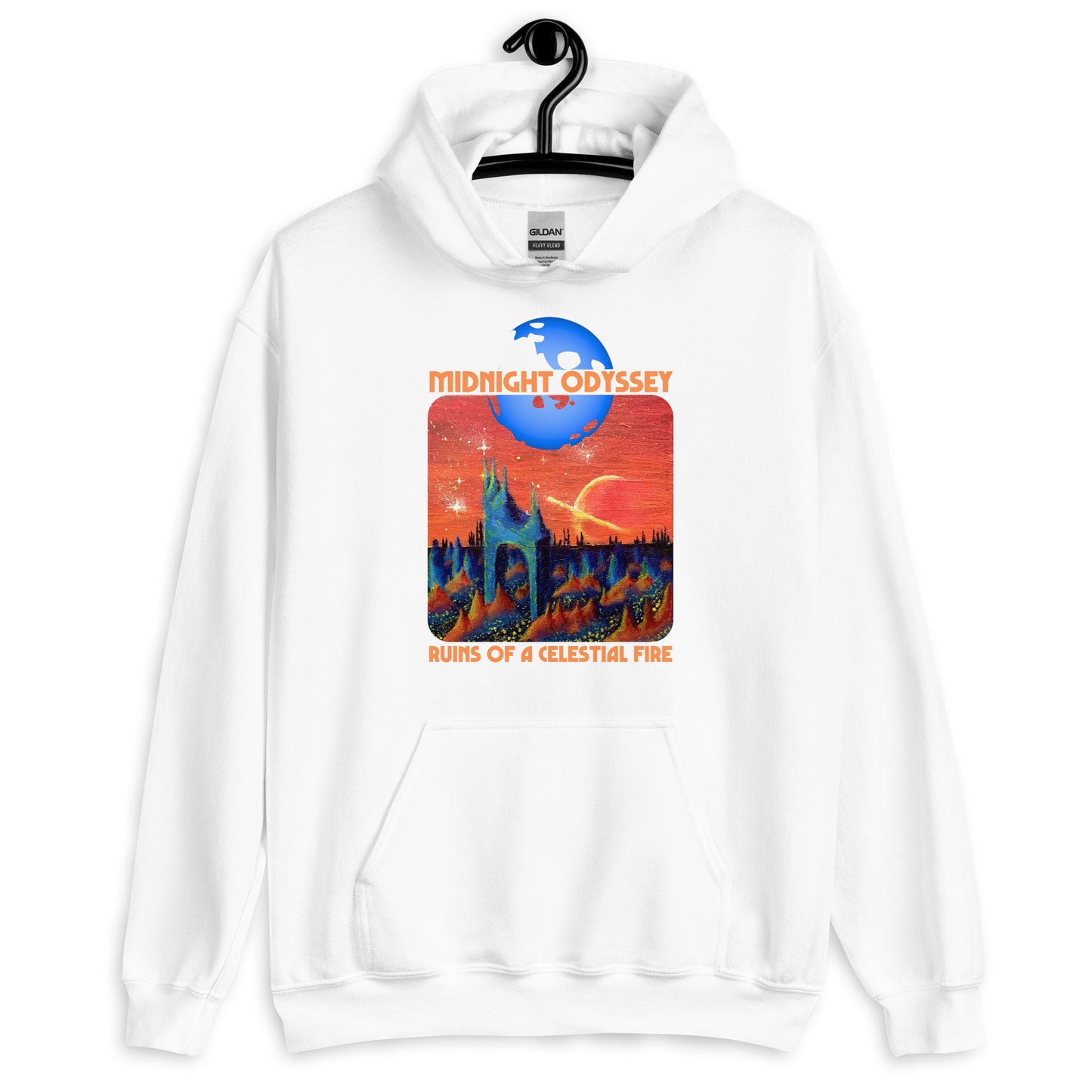 Midnight Odyssey - Space Ambient Series: Ruins of a Celestial Fire Hoodie
