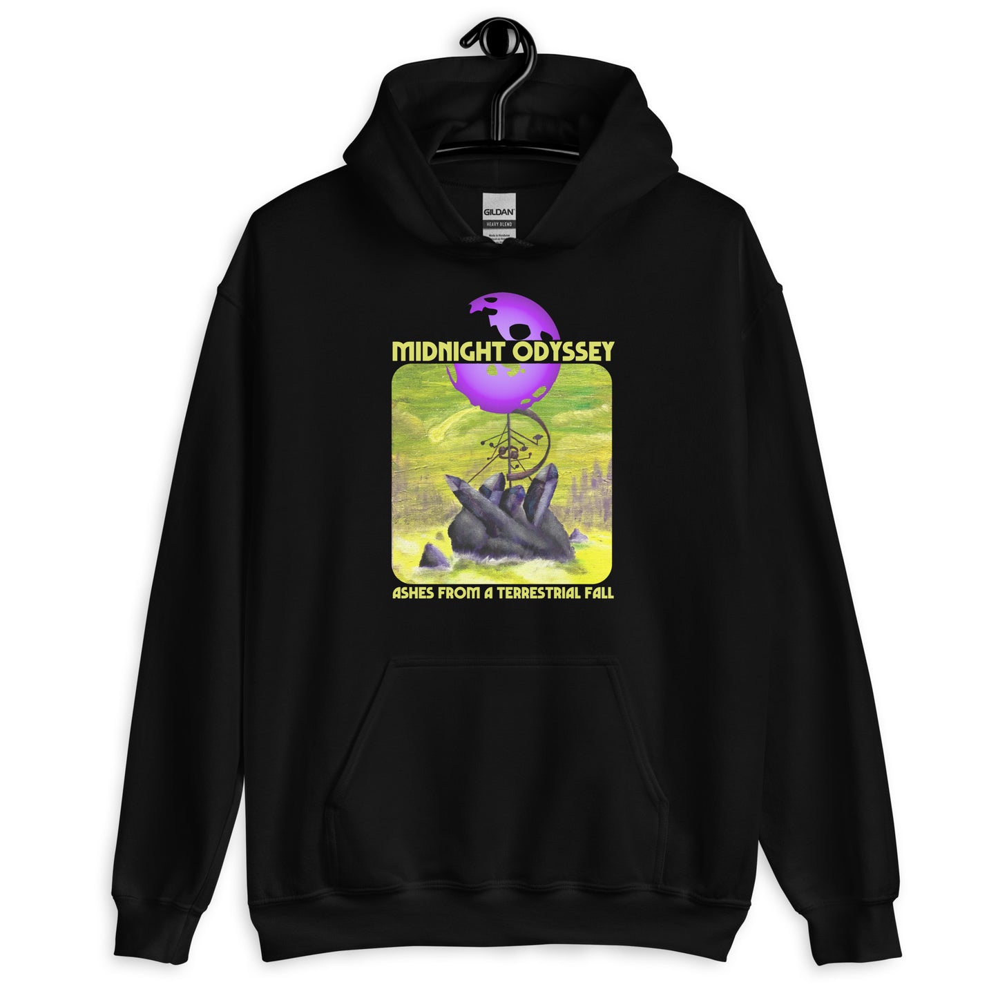 Midnight Odyssey - Space Ambient Series: Ashes from a Terrestrial Fall Hoodie