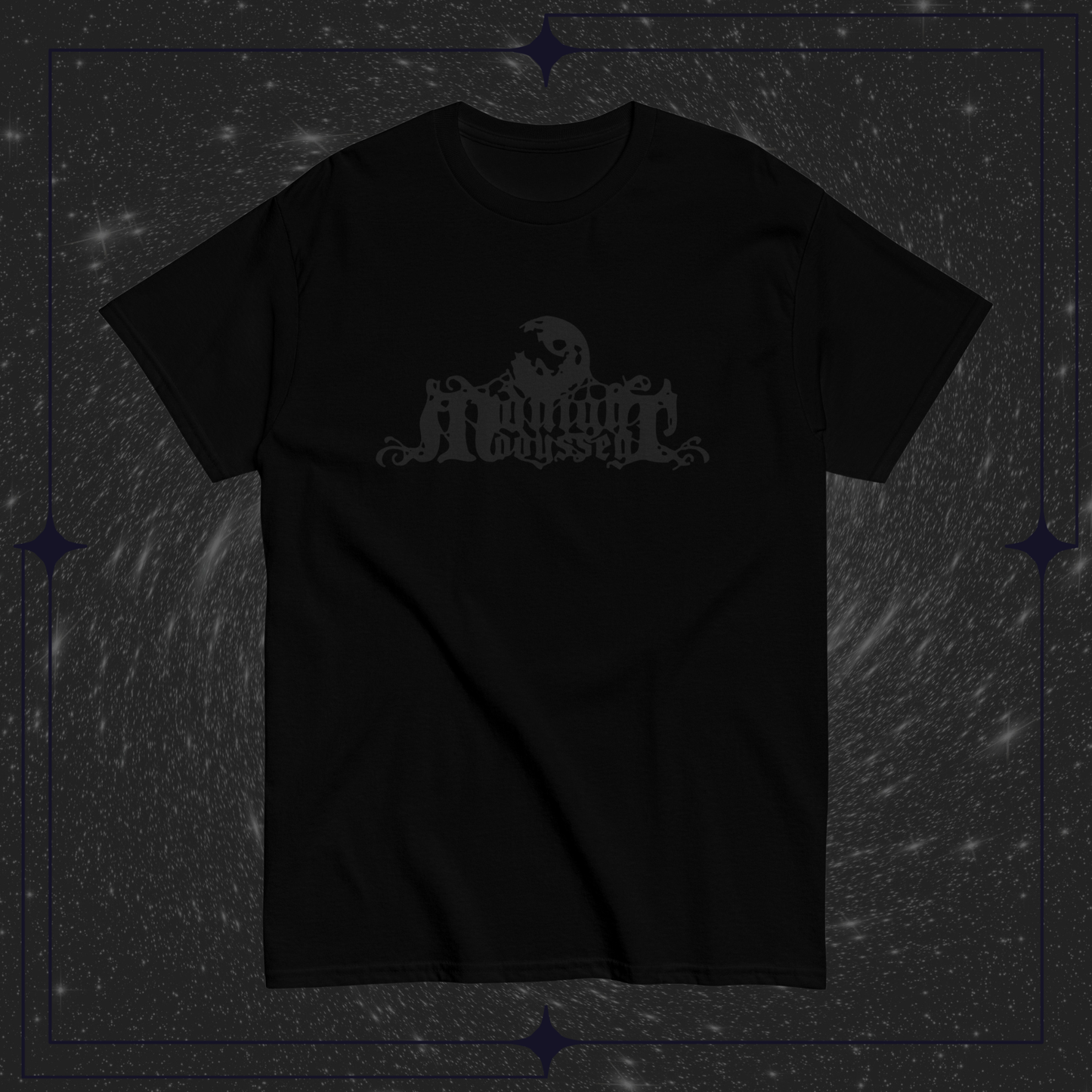 Midnight Odyssey Logo Black on Black T-Shirt